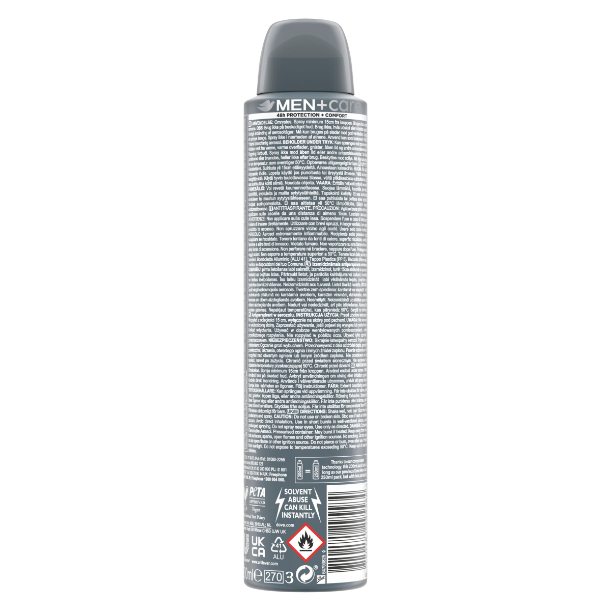 Dove Men+Care Classic Anti-Perspirant Aerosol 200 ml