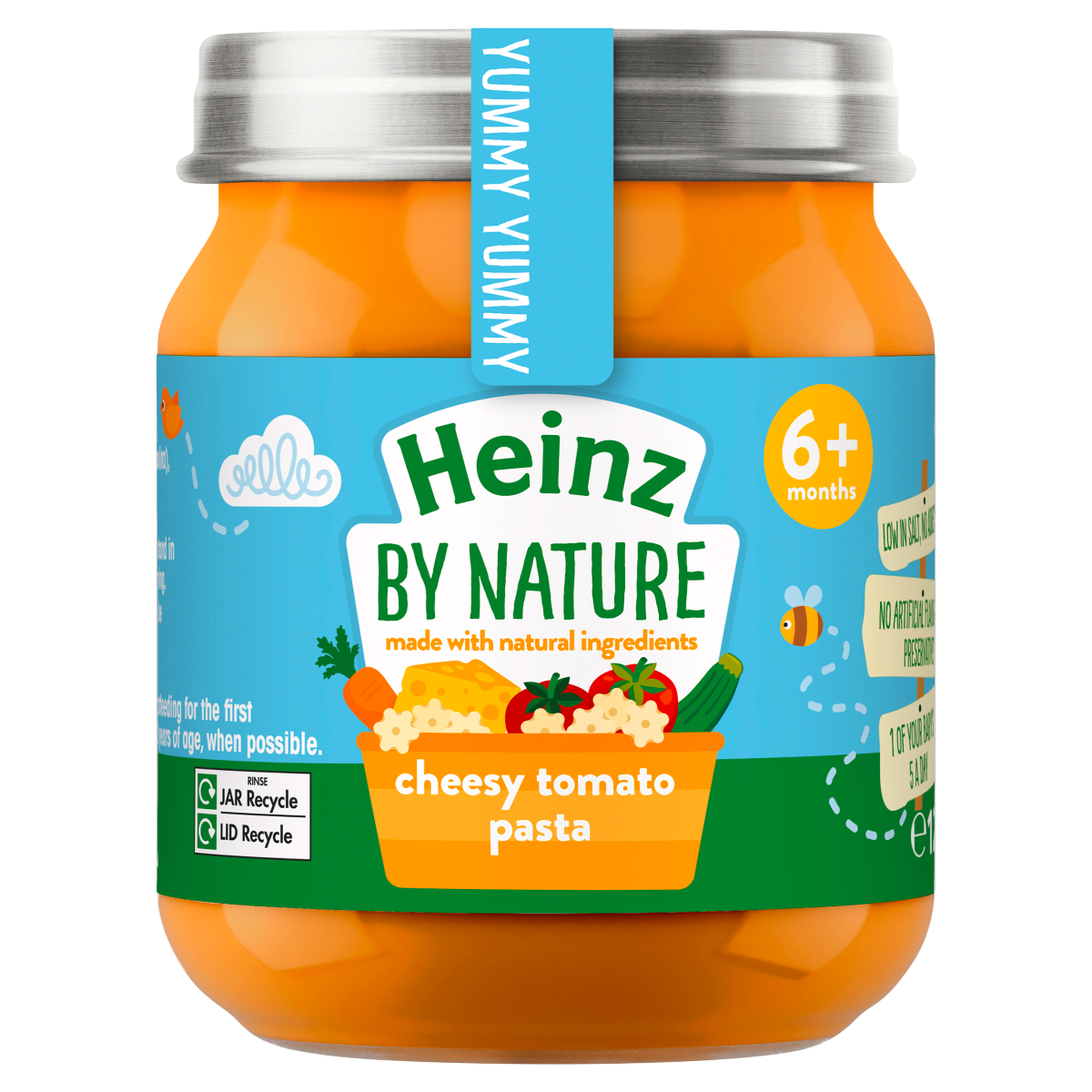 Heinz By Nature Cheesy Tomato Pasta 6+ Months 120g