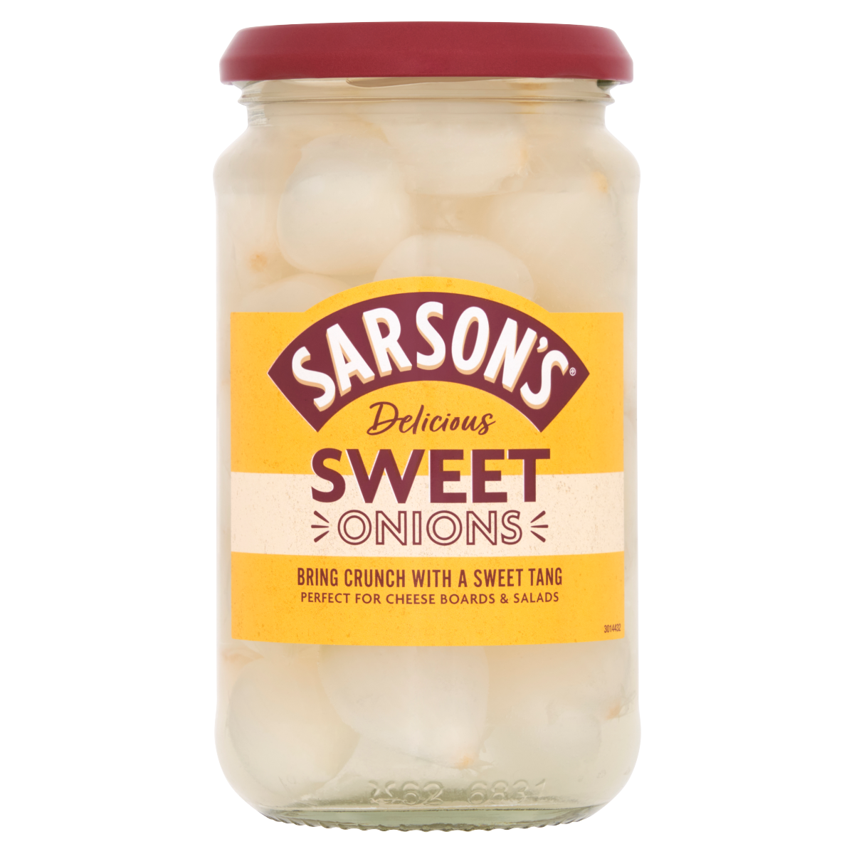 Sarson’s Delicious Sweet Onions 460g