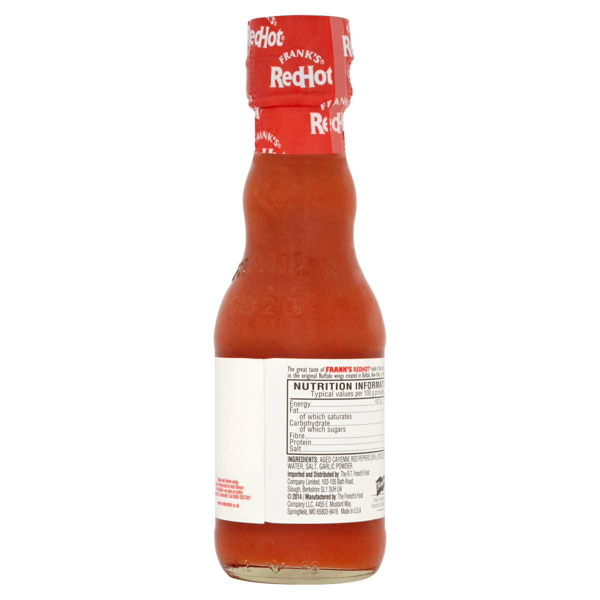 Frank’s RedHot Original Cayenne Pepper Sauce 148ml