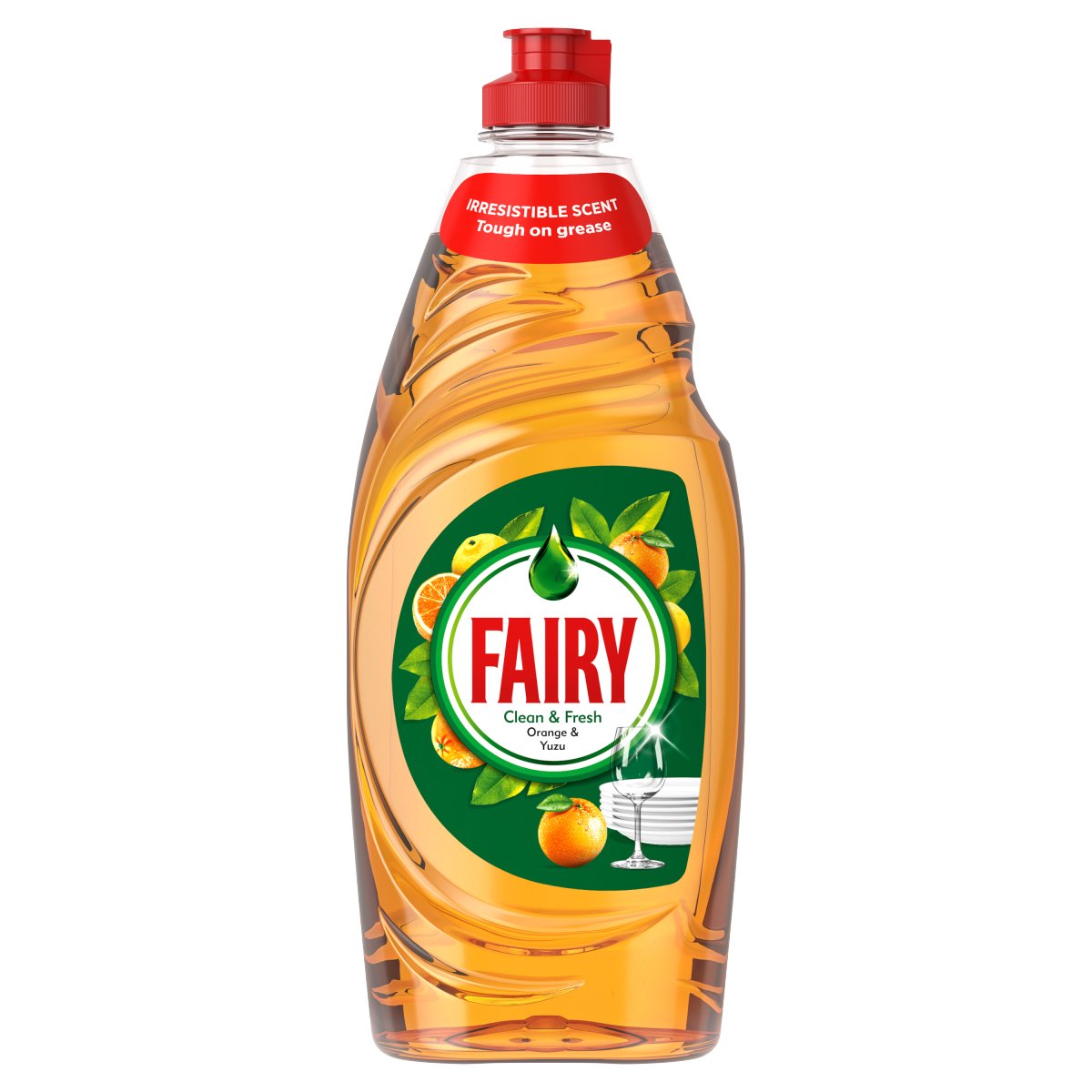 Fairy Clean & Fresh Washing Up Liquid Orange & Yuzu 654ML