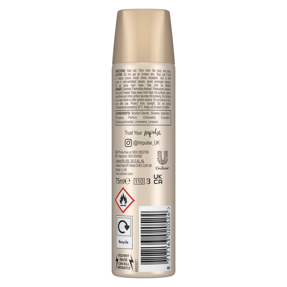 Impulse  Body Spray Tease 75 ml