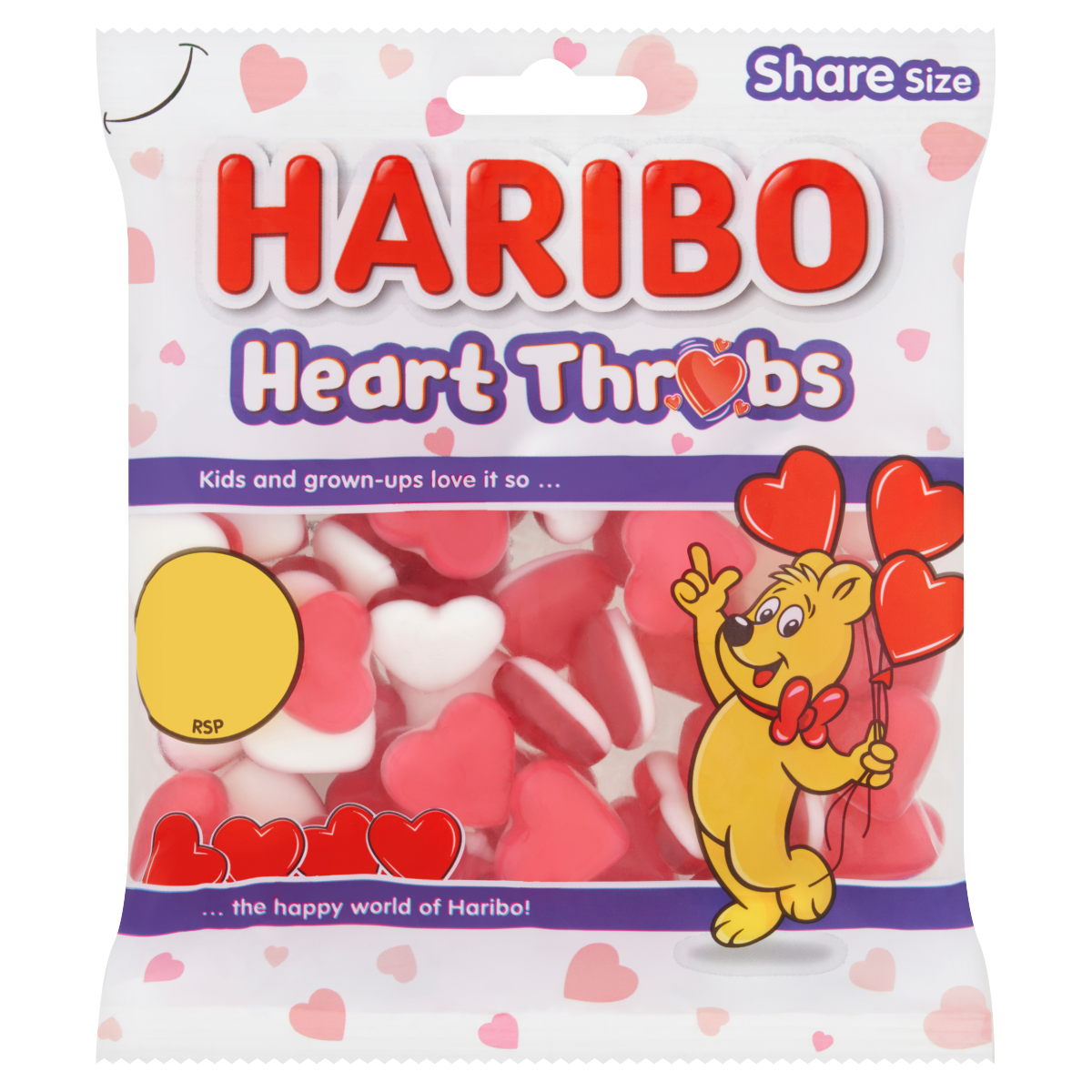 Haribo Heart Throbs 140g