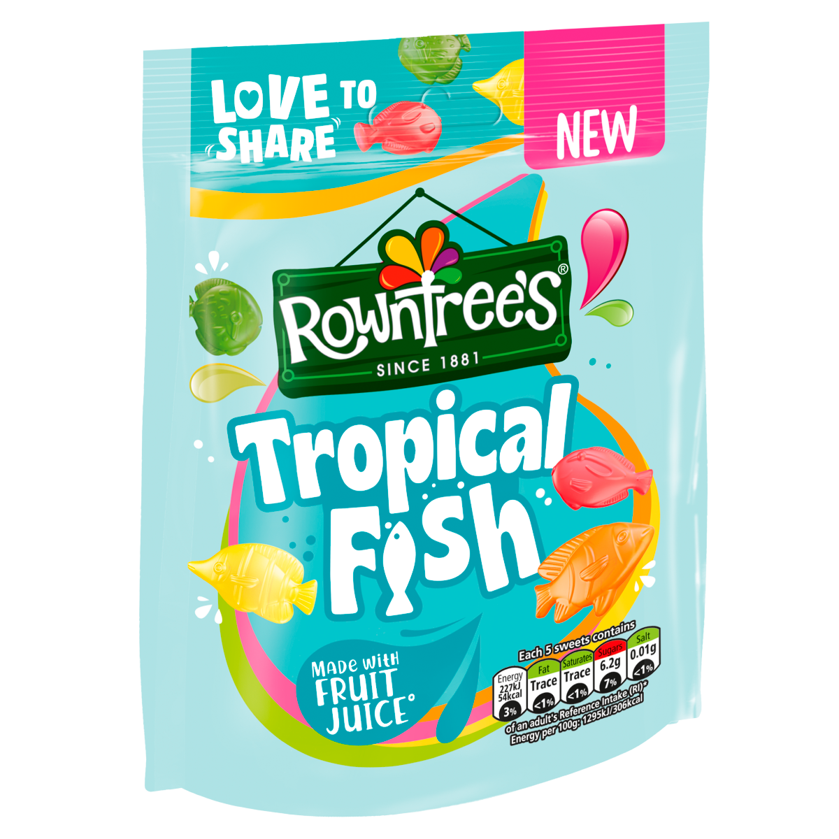 Rowntree’s Tropical Fish 115g