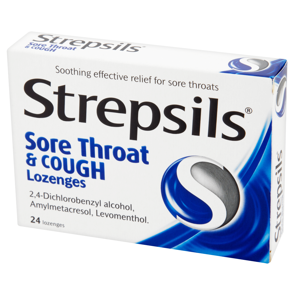 Strepsils Sore Throat & Cough Lozenges 24 Lozenges
