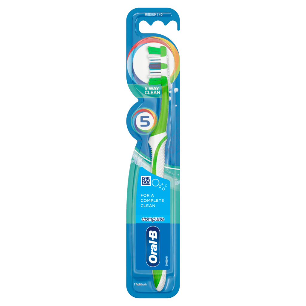 Oral-B Complete 5 Way Clean Medium Manual Toothbrush