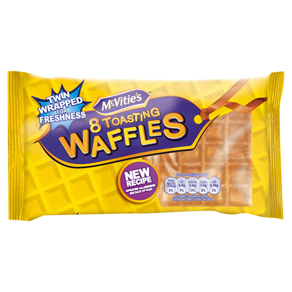 McVitie’s 8 Toasting Waffles 200g