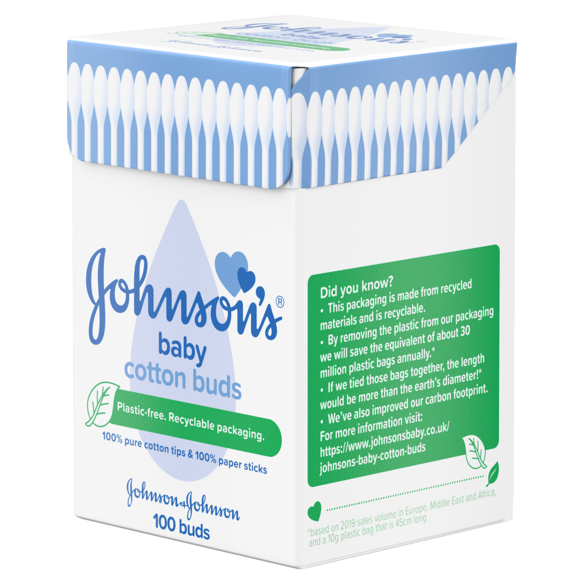 Johnson's Baby Cotton Buds 1200 Pieces One Stop