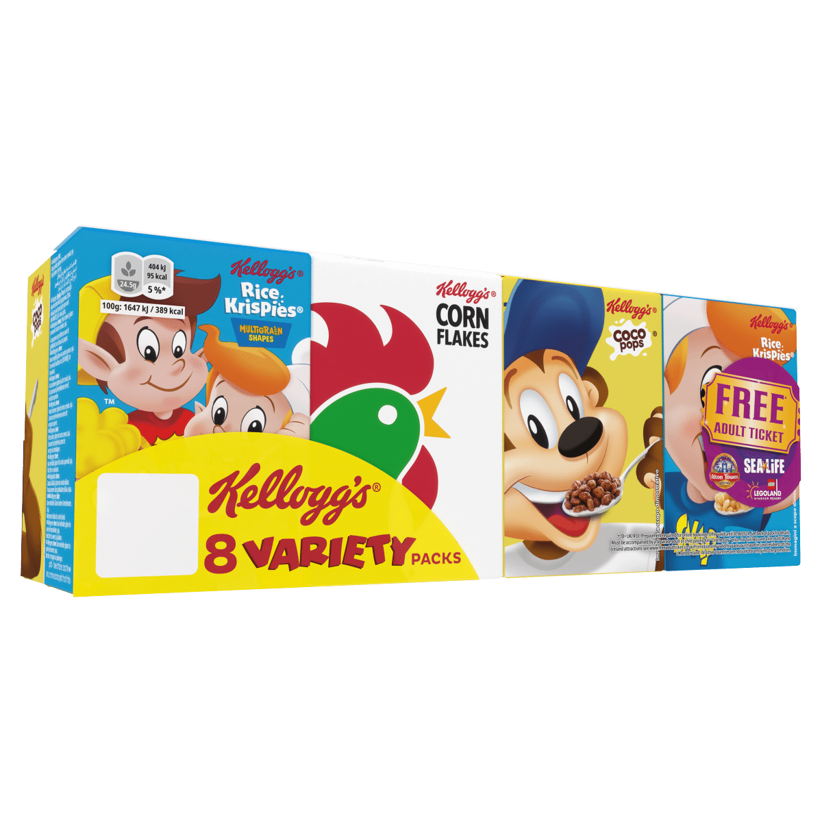 Kellogg’s 8 Variety Packs 196g