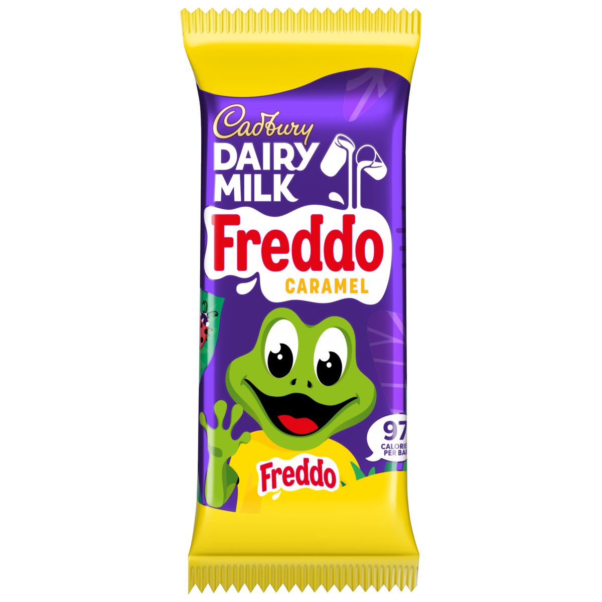 Cadbury Dairy Milk Caramel Freddo Chocolate Bar 4 Pack Multipack 78g (4 x 19.5g)