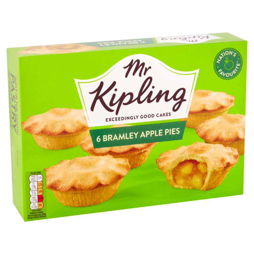 Mr Kipling 6 Bramley Apple Pies