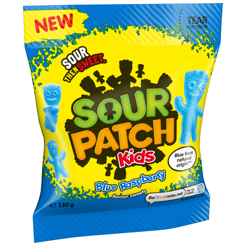 Sour Patch Kids Blue Raspberry Sweets Bag 130g