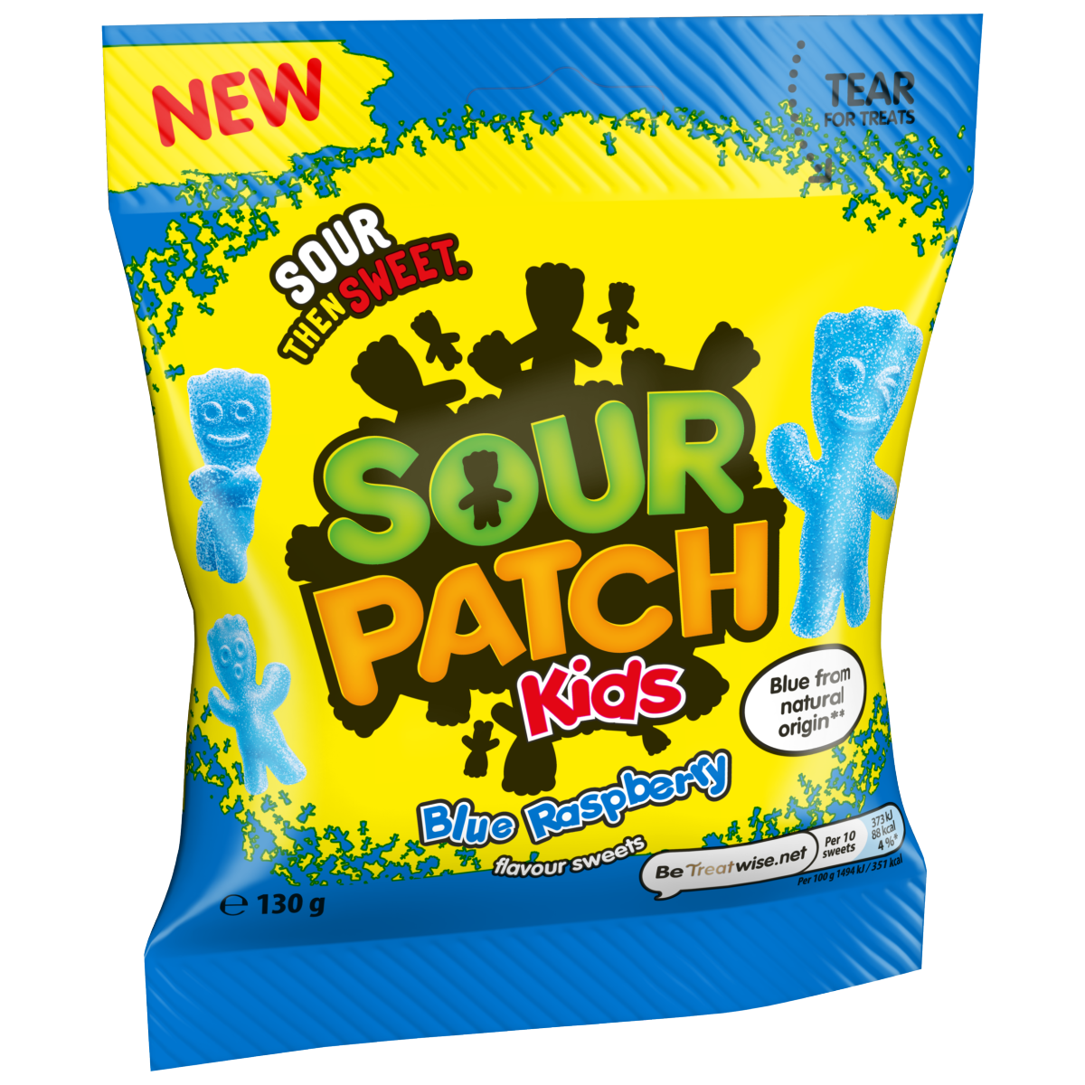 Sour Patch Kids Blue Raspberry Sweets Bag 130g
