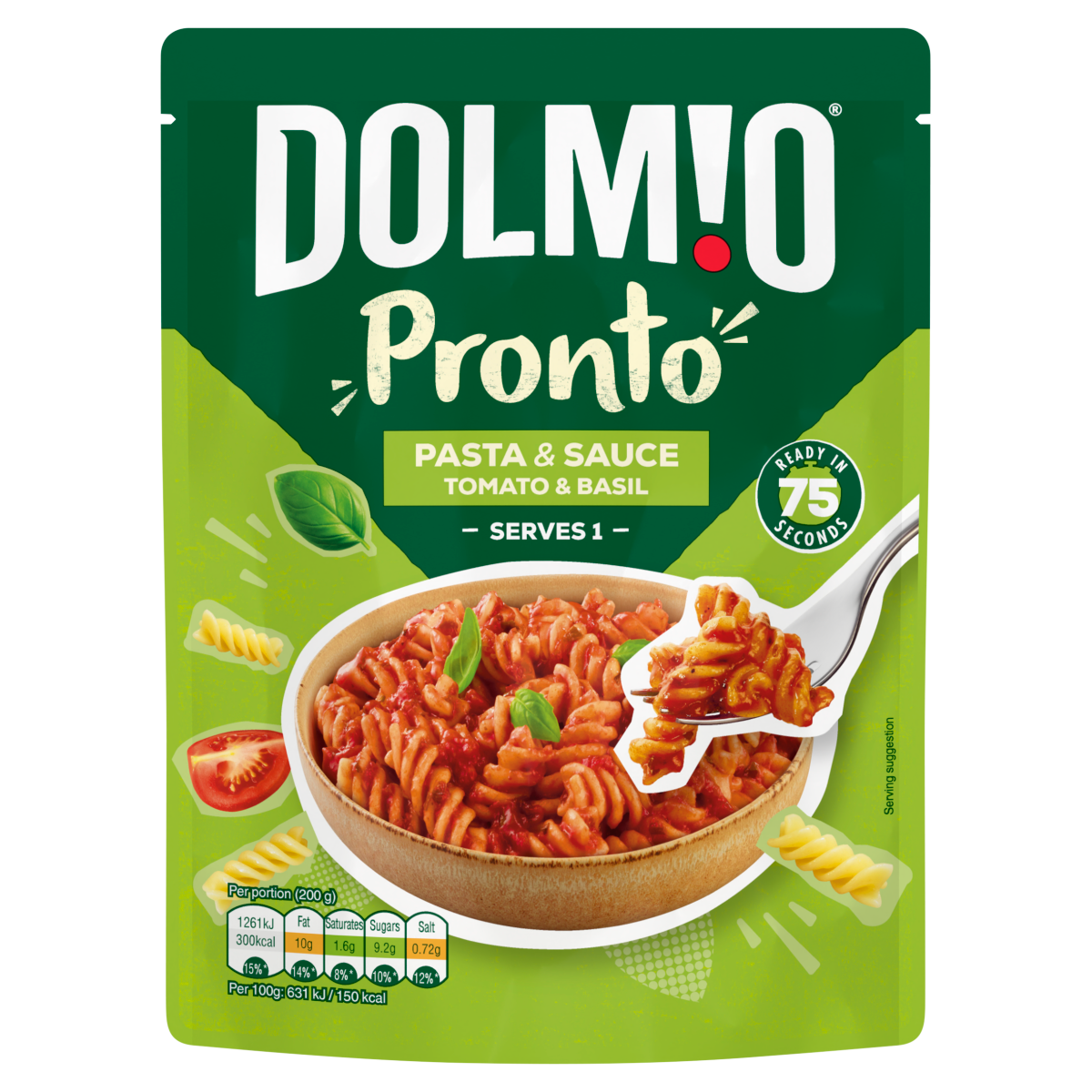 Dolmio Pronto Tomato & Basil Pasta & Sauce 200g