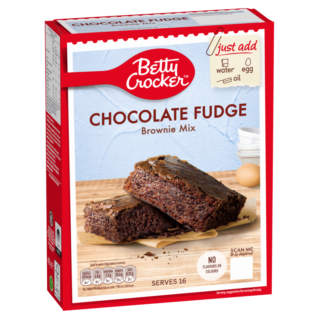 Betty Crocker Chocolate Fudge Brownie Mix 415g