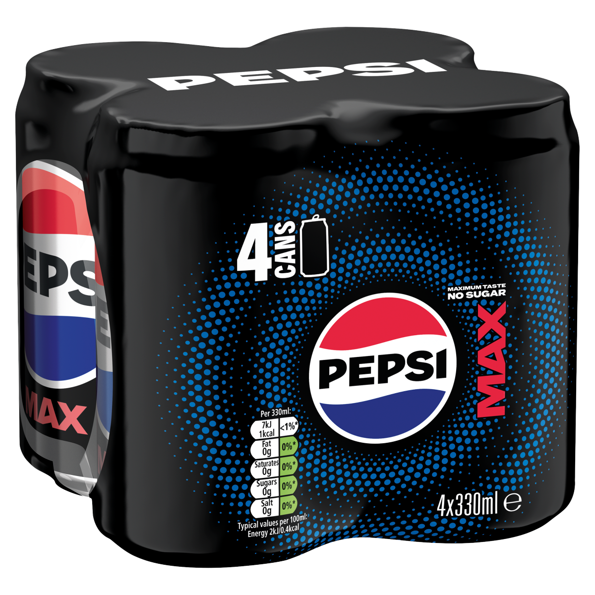 Pepsi Max 4 x 330ml