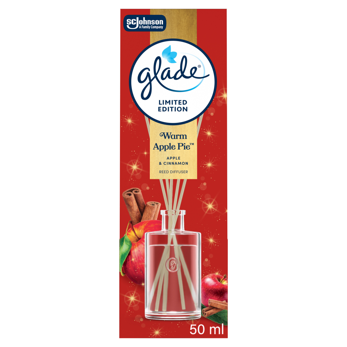 Glade Warm Apple Pie Reed Diffuser 50ml
