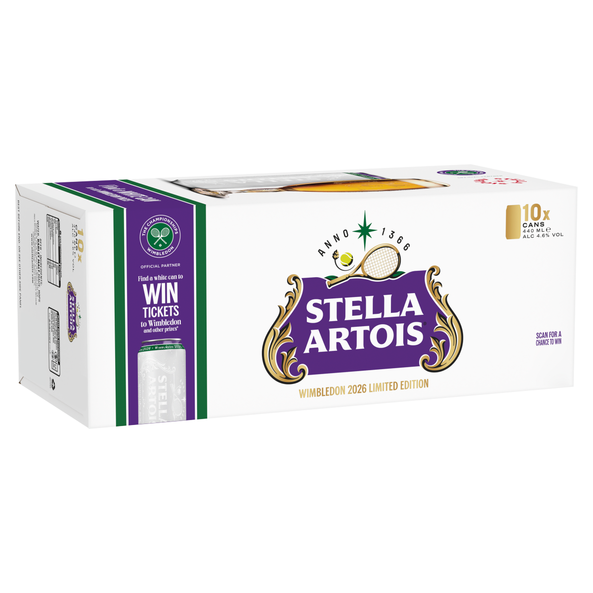 Stella Artois Premium Lager Beer 10 x 440ml