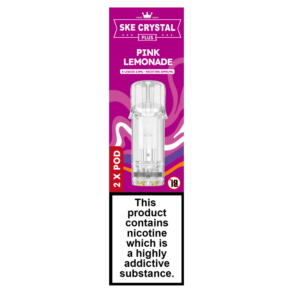Ske Crystal Plus 2 Pink Lemonade 2.0ml