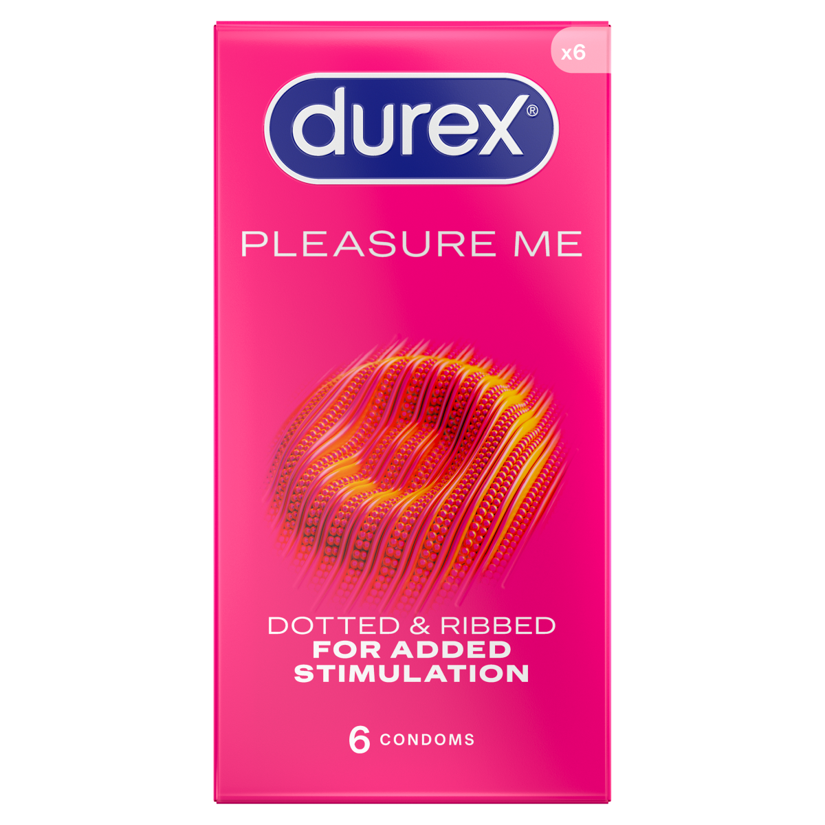 Durex Pleasure Me Regular Fit 6 Condoms
