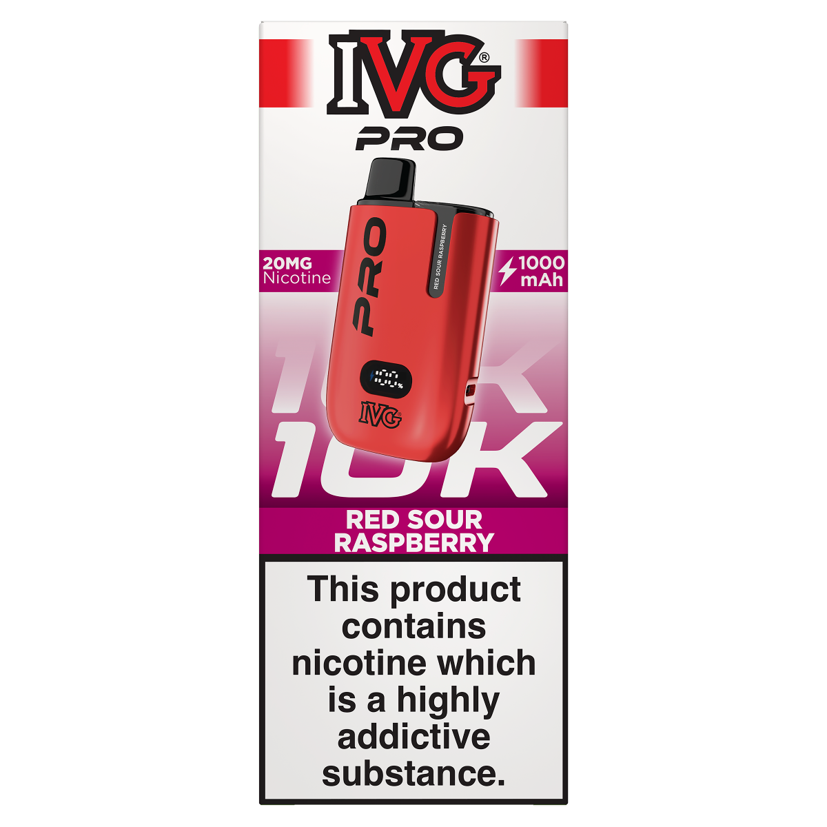 IVG Pro Red Sour Raspberry 20mg/ml