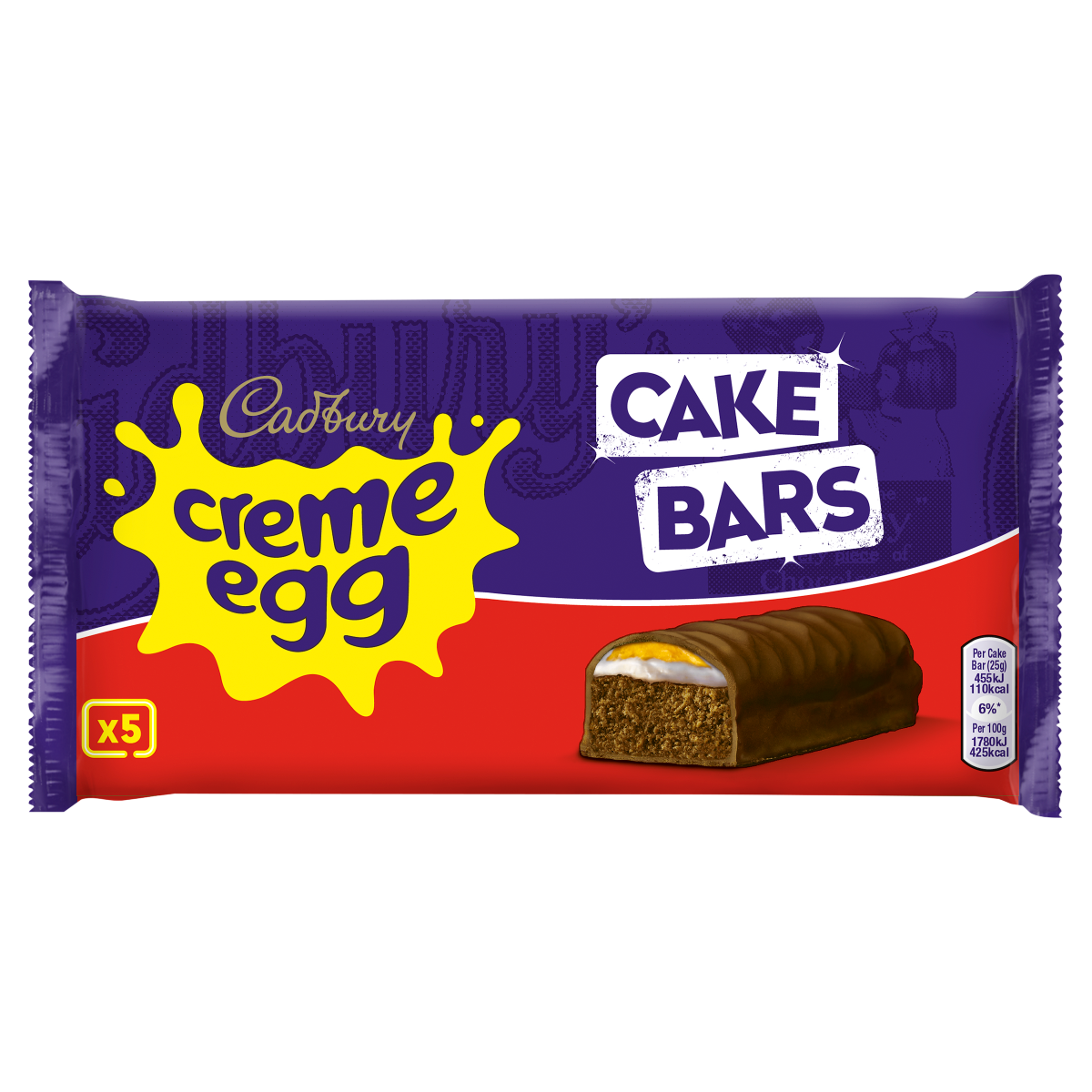 Cadbury 5 Creme Egg Cake Bars