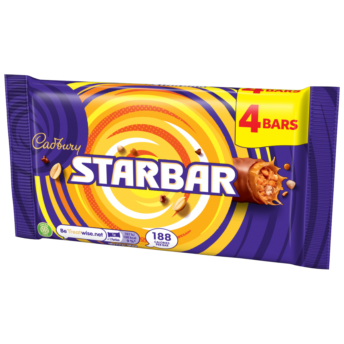 Cadbury Starbar Chocolate 4 Pack Multipack 148g (4 x 37g)