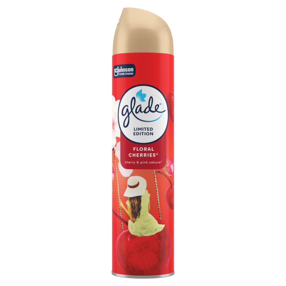 Glade Aerosol Air Freshener Floral Cherries 300ml
