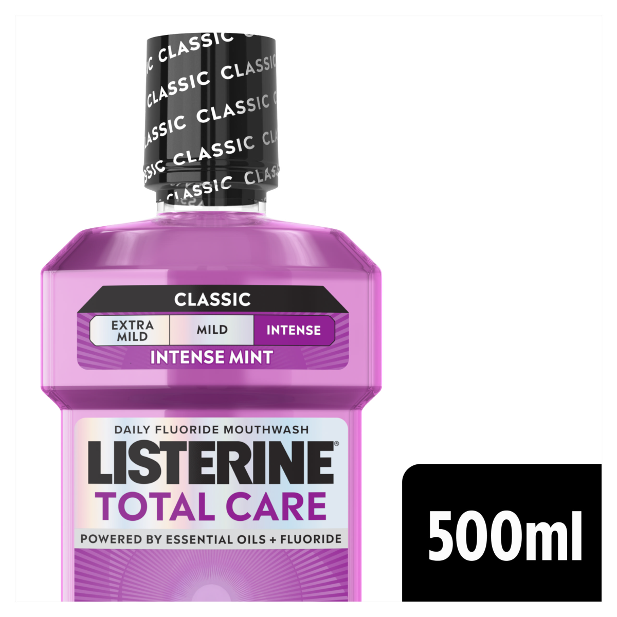 Listerine Total Care Intense Taste Classic Mouthwash 500ml