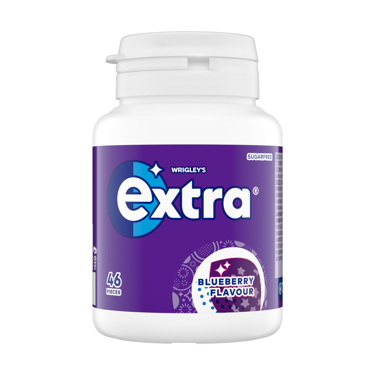 Extra Blueberry Sugar Free Chewing Gum x46 Pieces