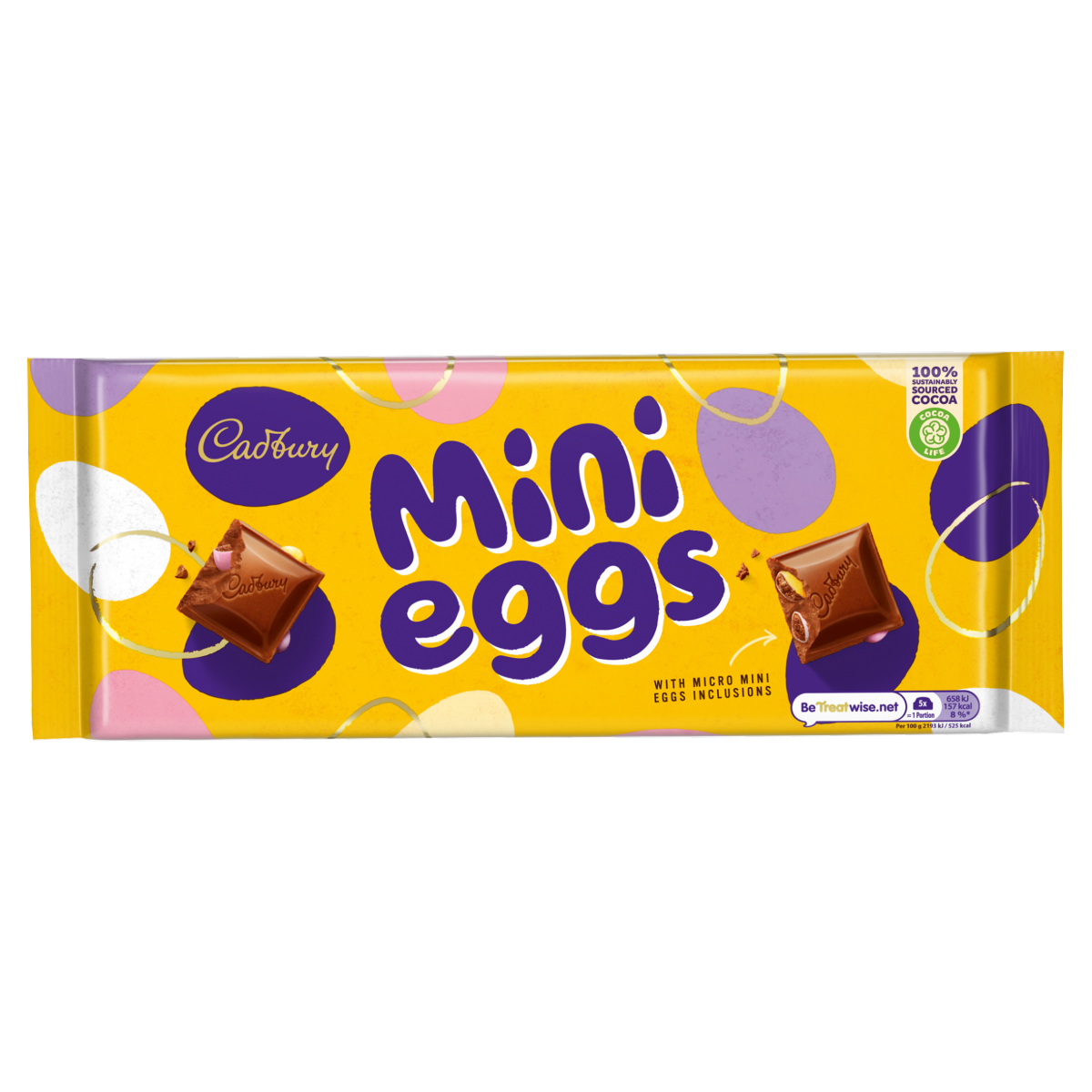 Cadbury Dairy Milk Mini Eggs Chocolate Bar 360g