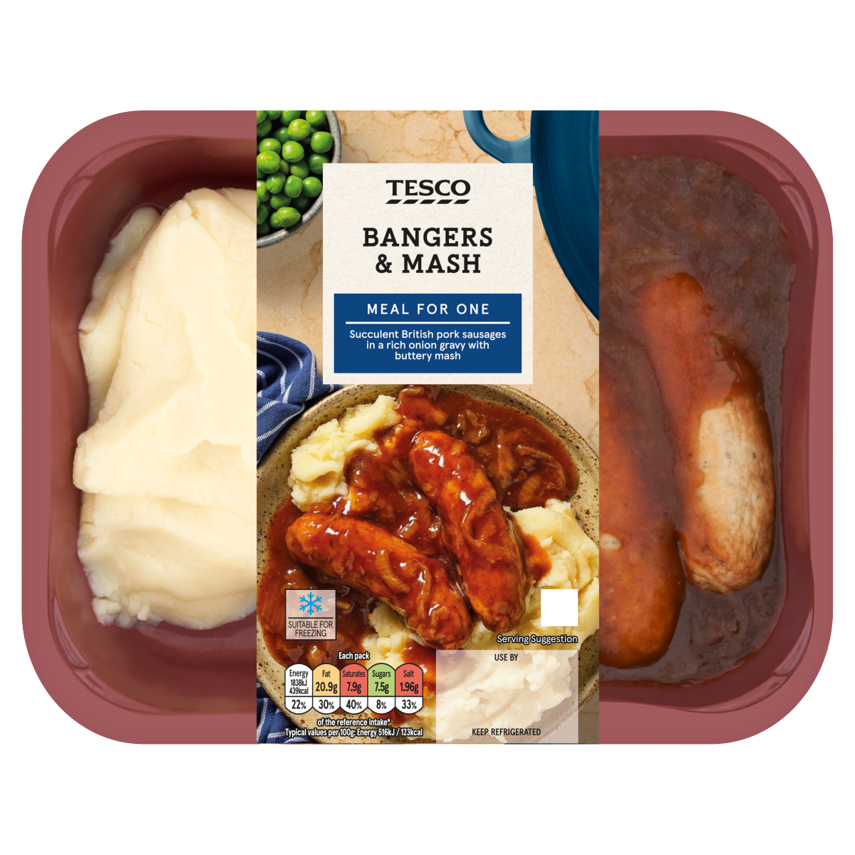 Tesco Bangers & Mash 400g