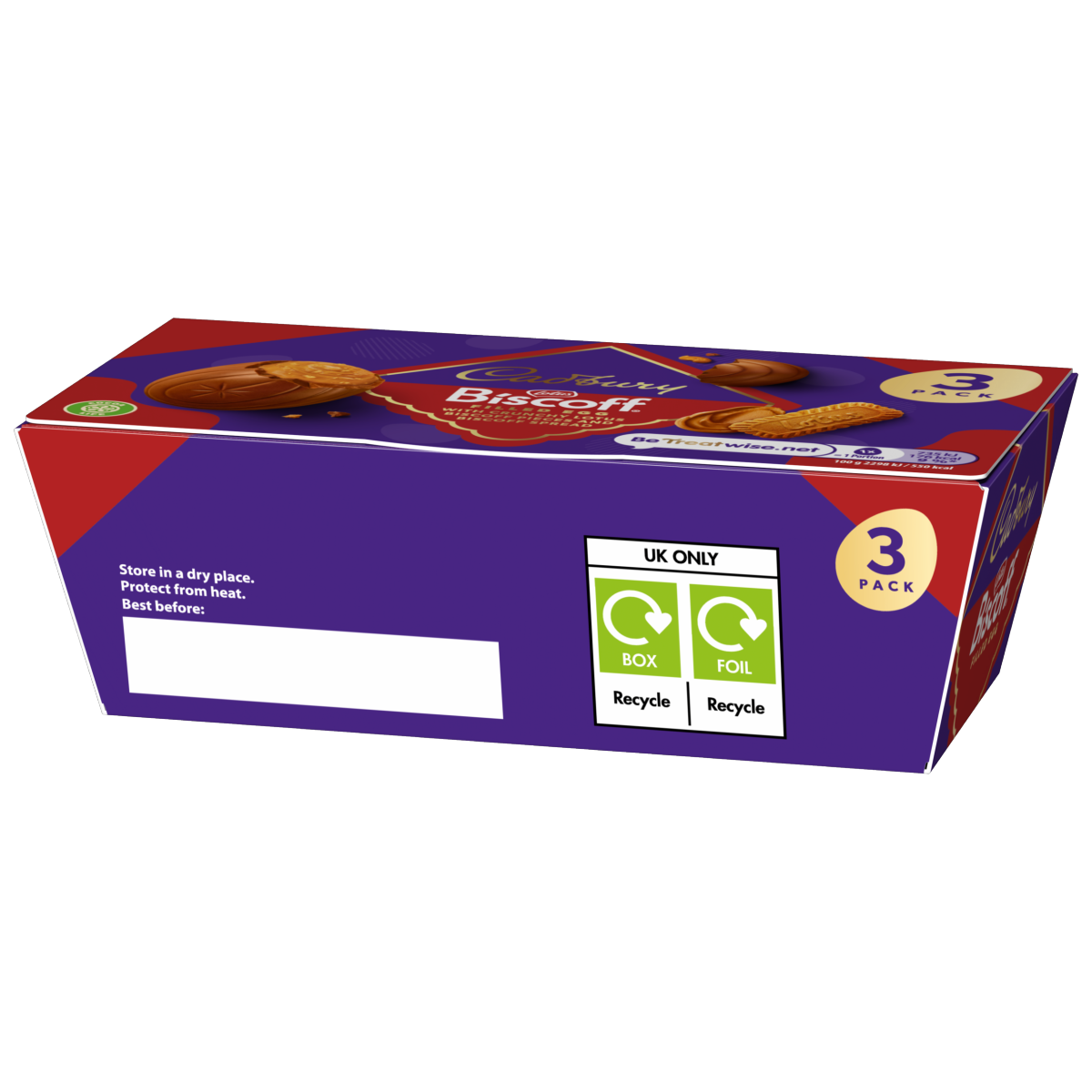 Cadbury Biscoff Egg 3 pack 96 g