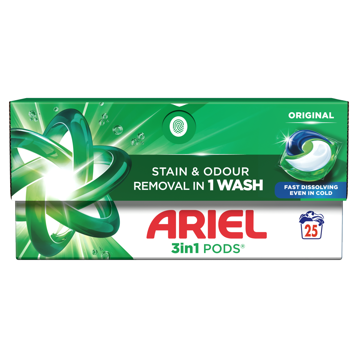 Ariel 3in1 PODS®, Washing Liquid Capsules 25 Washes