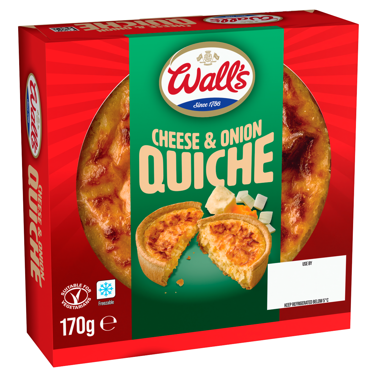 Wall’s Cheese & Onion Quiche 170g