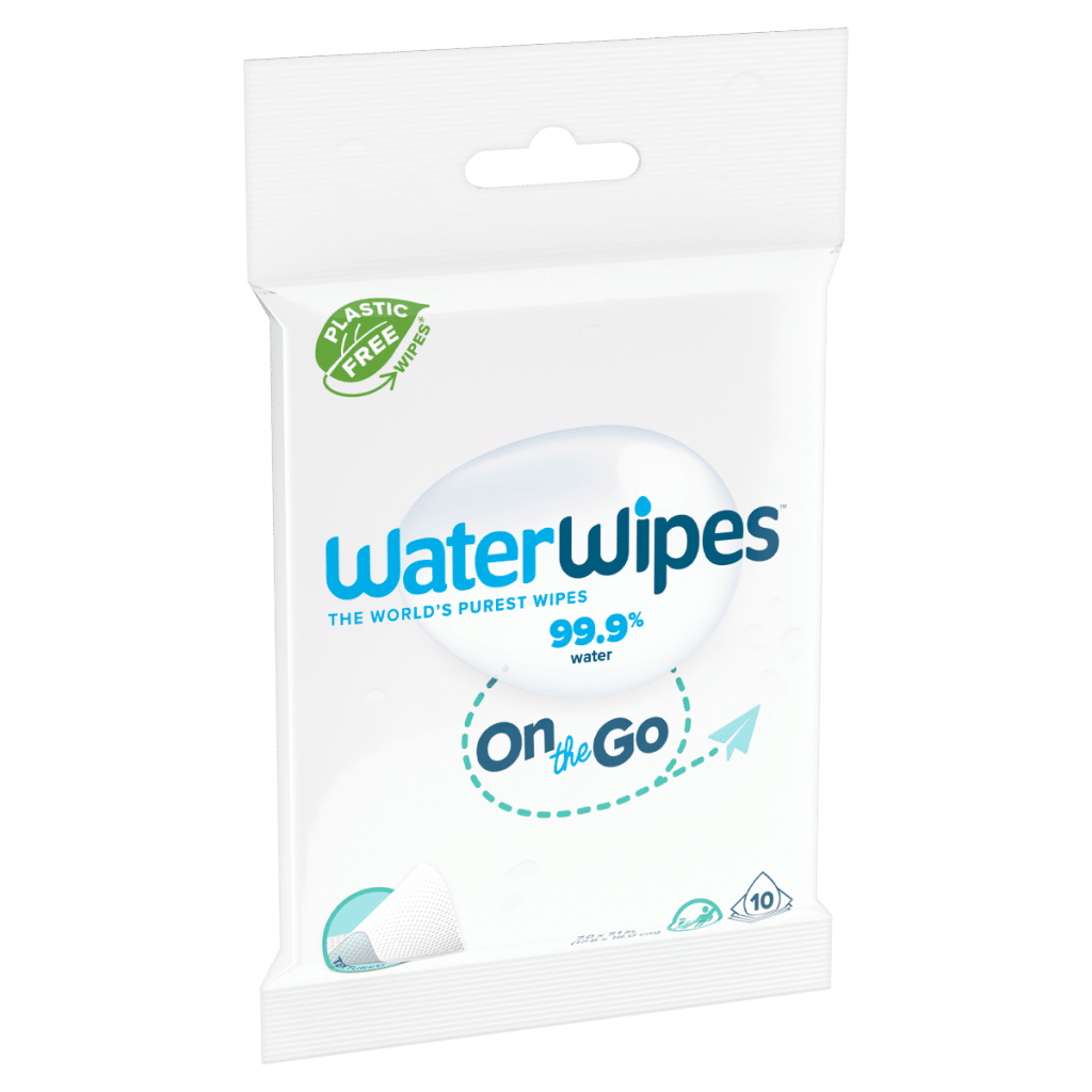WaterWipes 10 on the Go Wipes