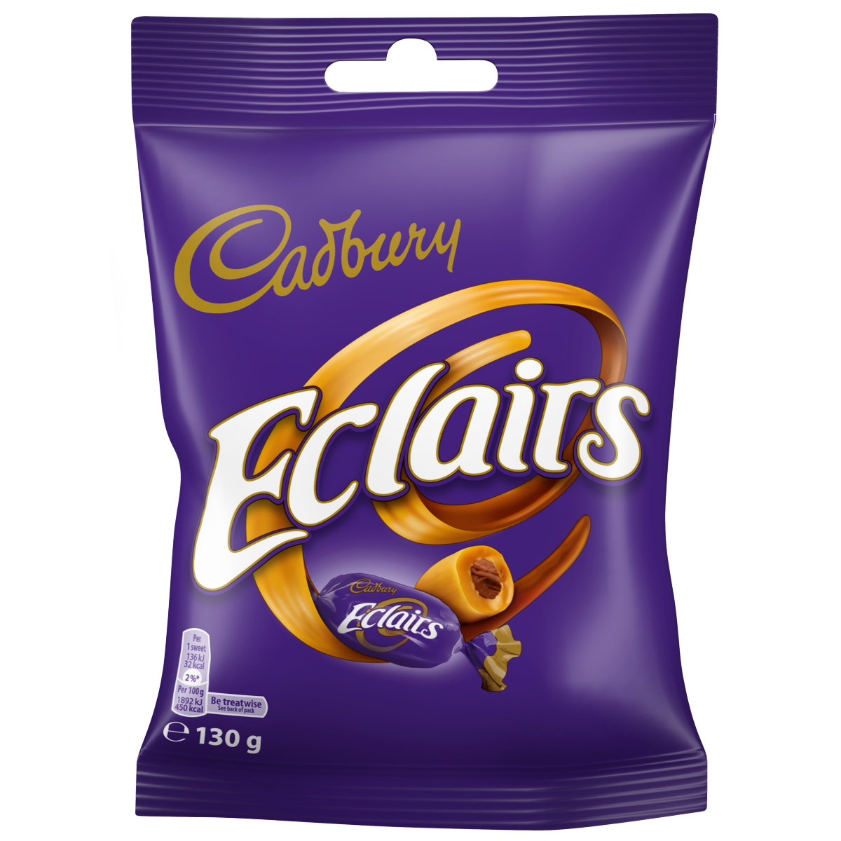 Cadbury Eclairs Chocolate Sweets Bag 130g
