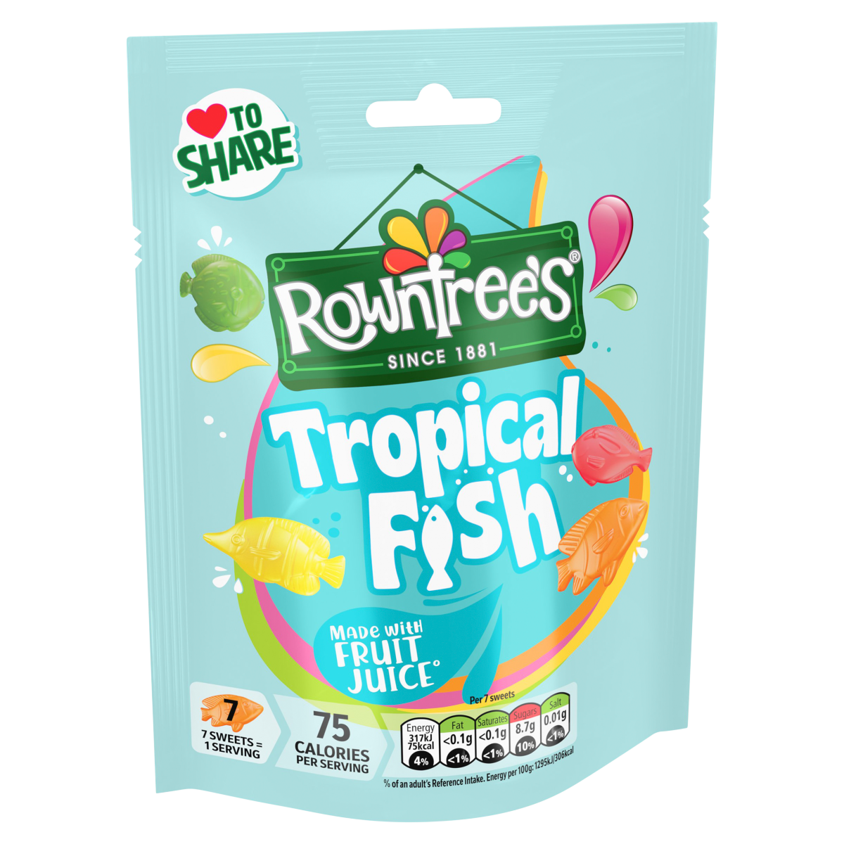 Rowntree’s Tropical Fish 115g