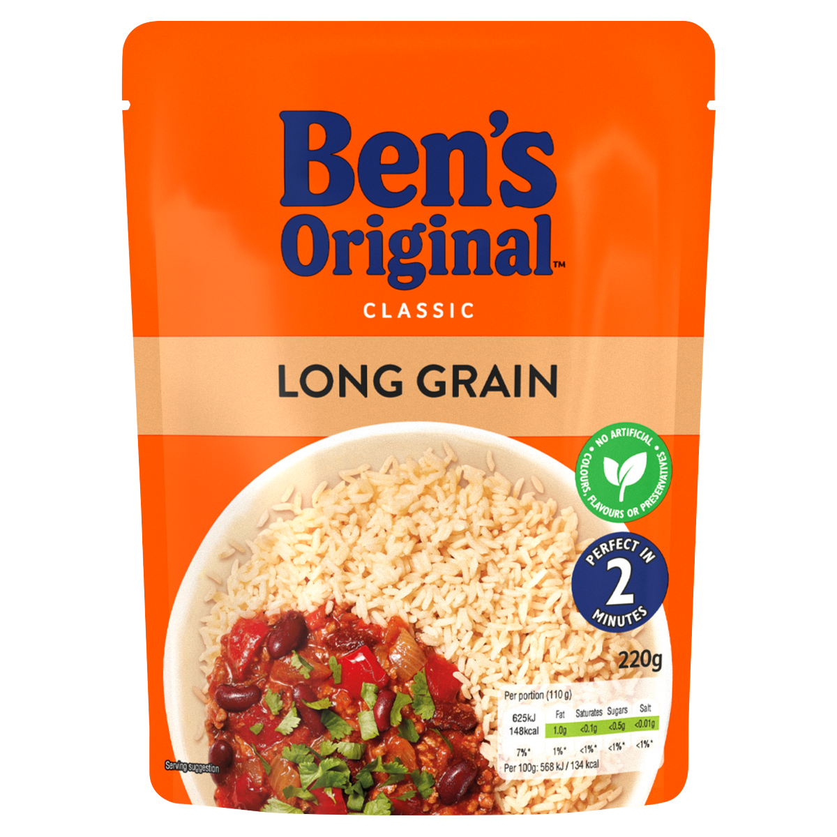 Ben’s Original Long Grain Microwave Rice 220g