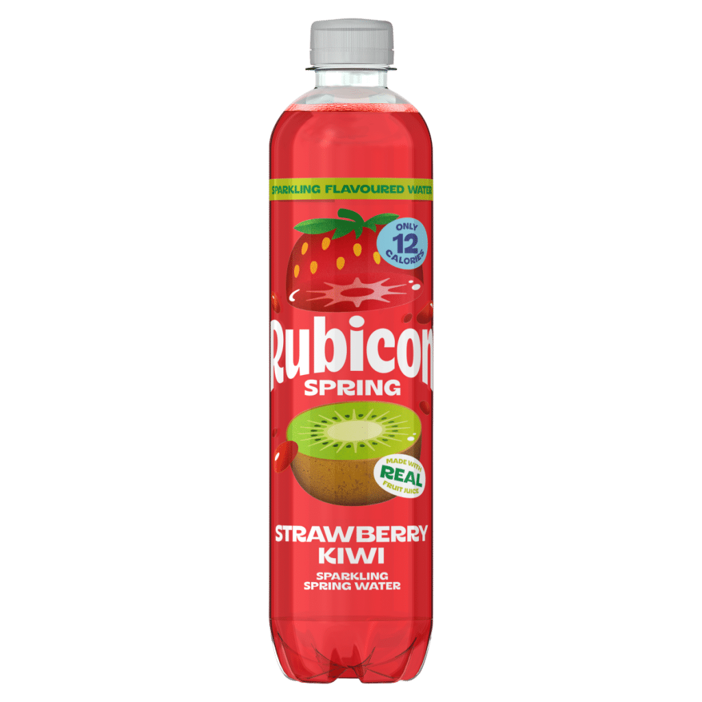 Rubicon Strawberry Kiwi Sparkling Spring Water 500ml