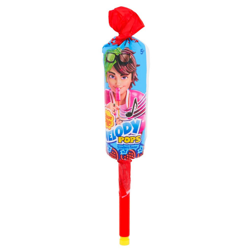 Chupa Chups Melody Pops Strawberry Flavour 15g