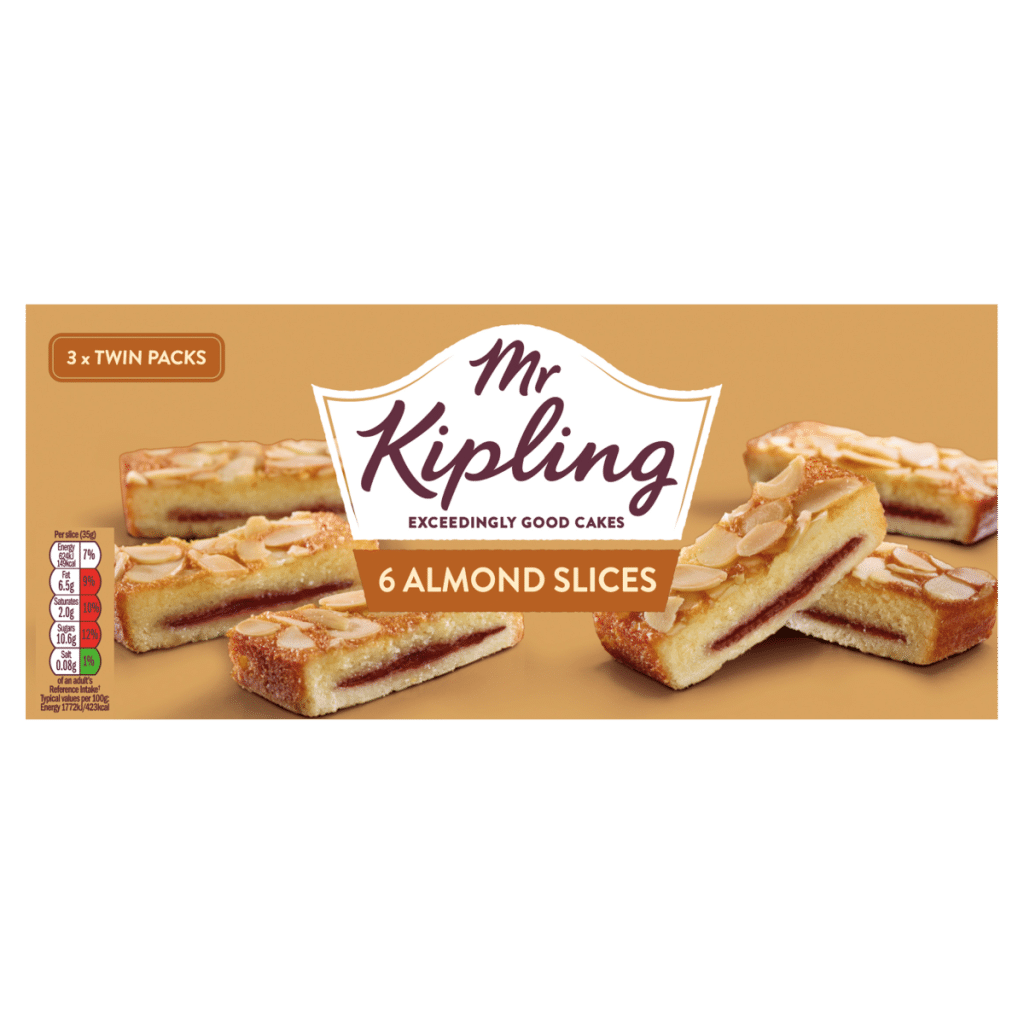 Mr Kipling 6 Almond Slices