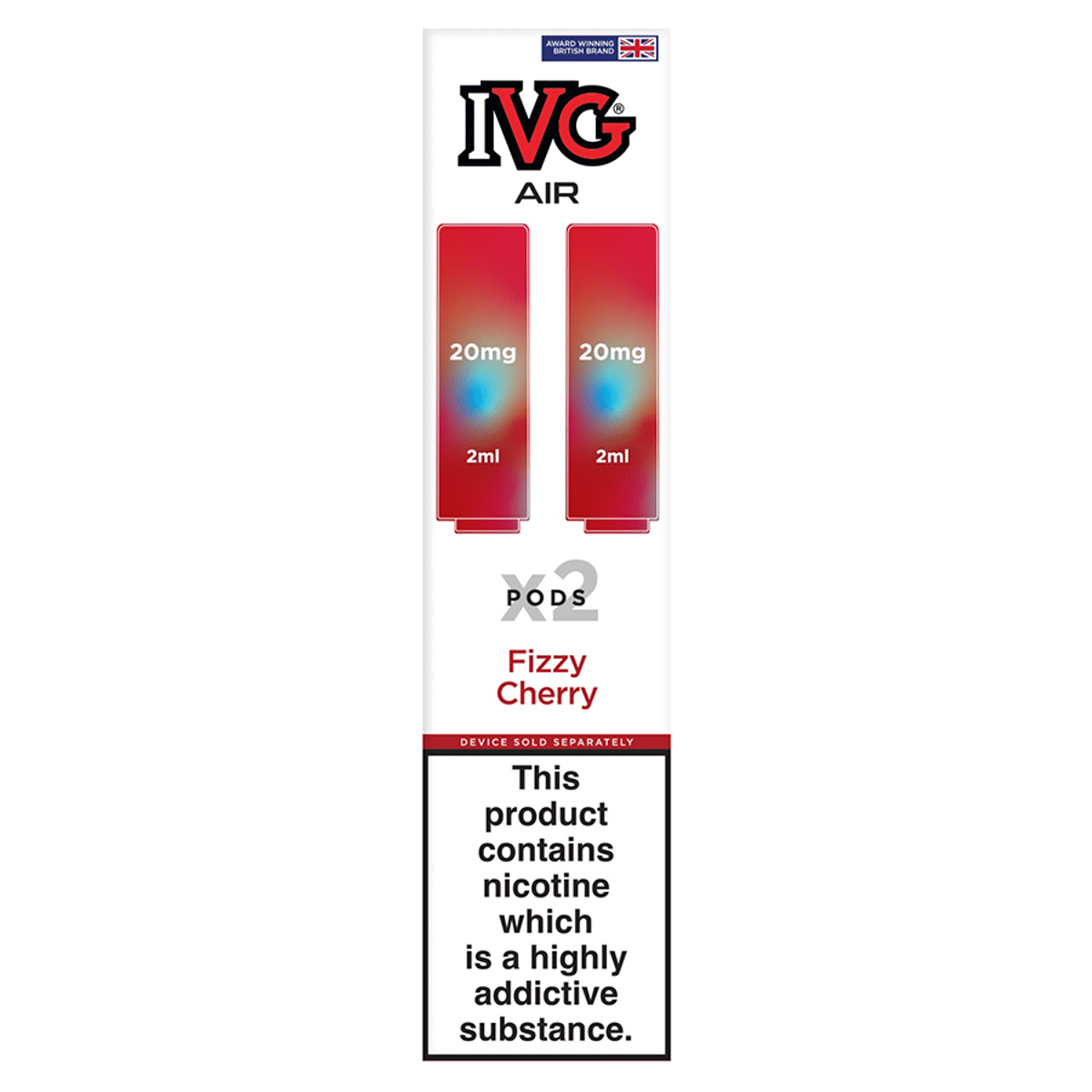 IVG Air Fizzy Cherry Pods 2ml