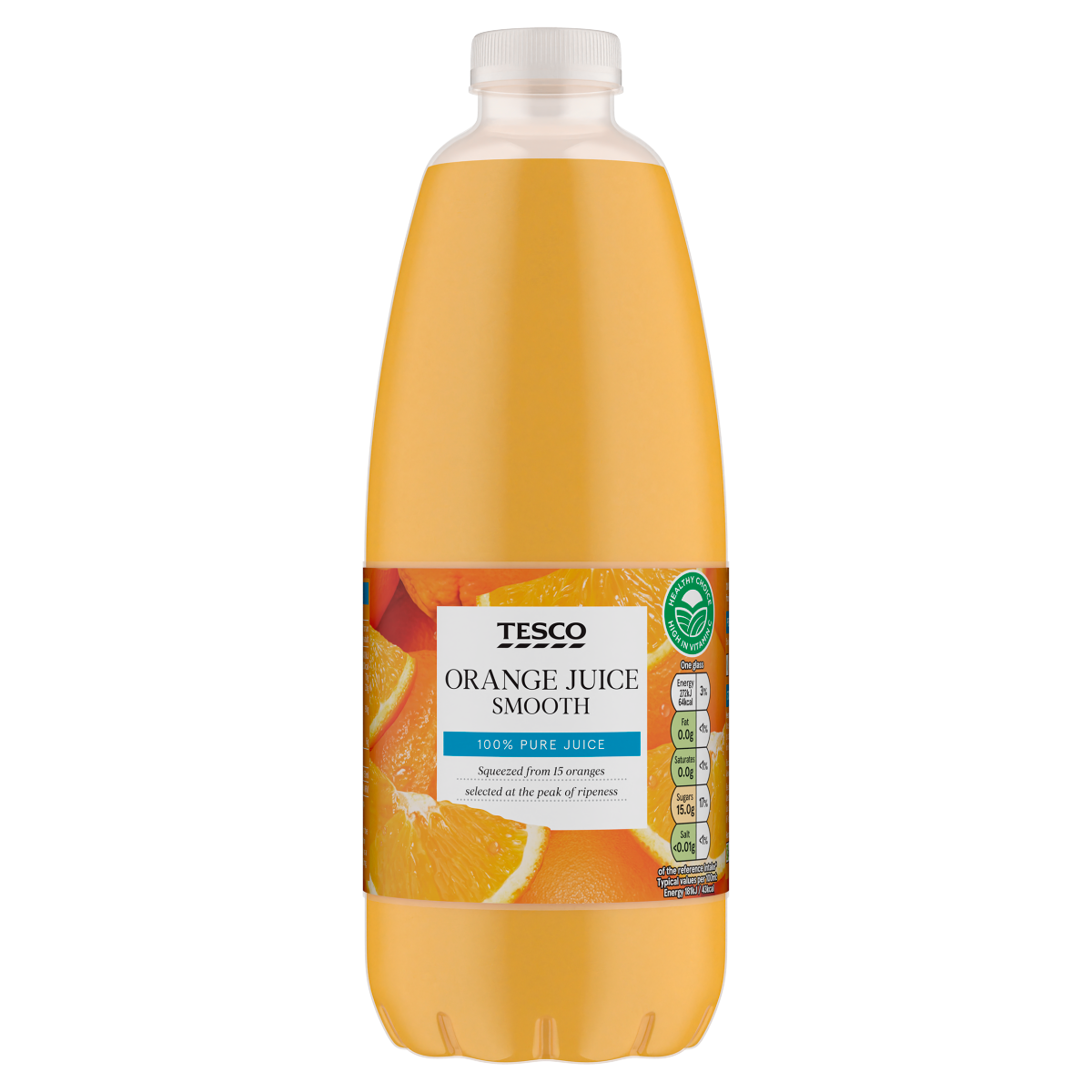 Tesco Orange Juice Smooth 1l