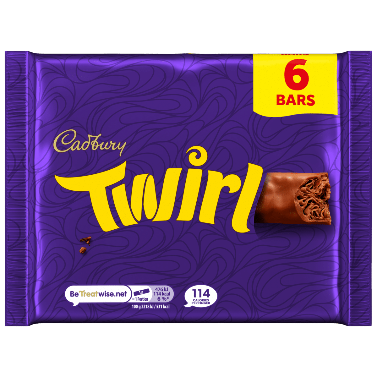 Cadbury Twirl Milk Chocolate 3 Pack Multipack 129 g