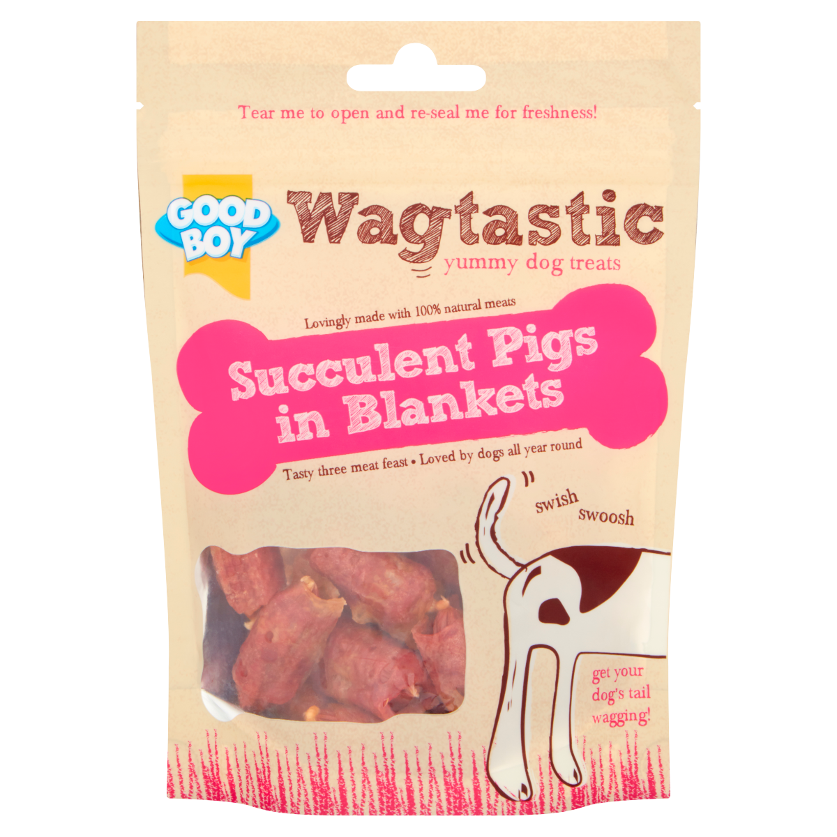Good Boy Wagtastic Succulent Pigs in Blankets 80g