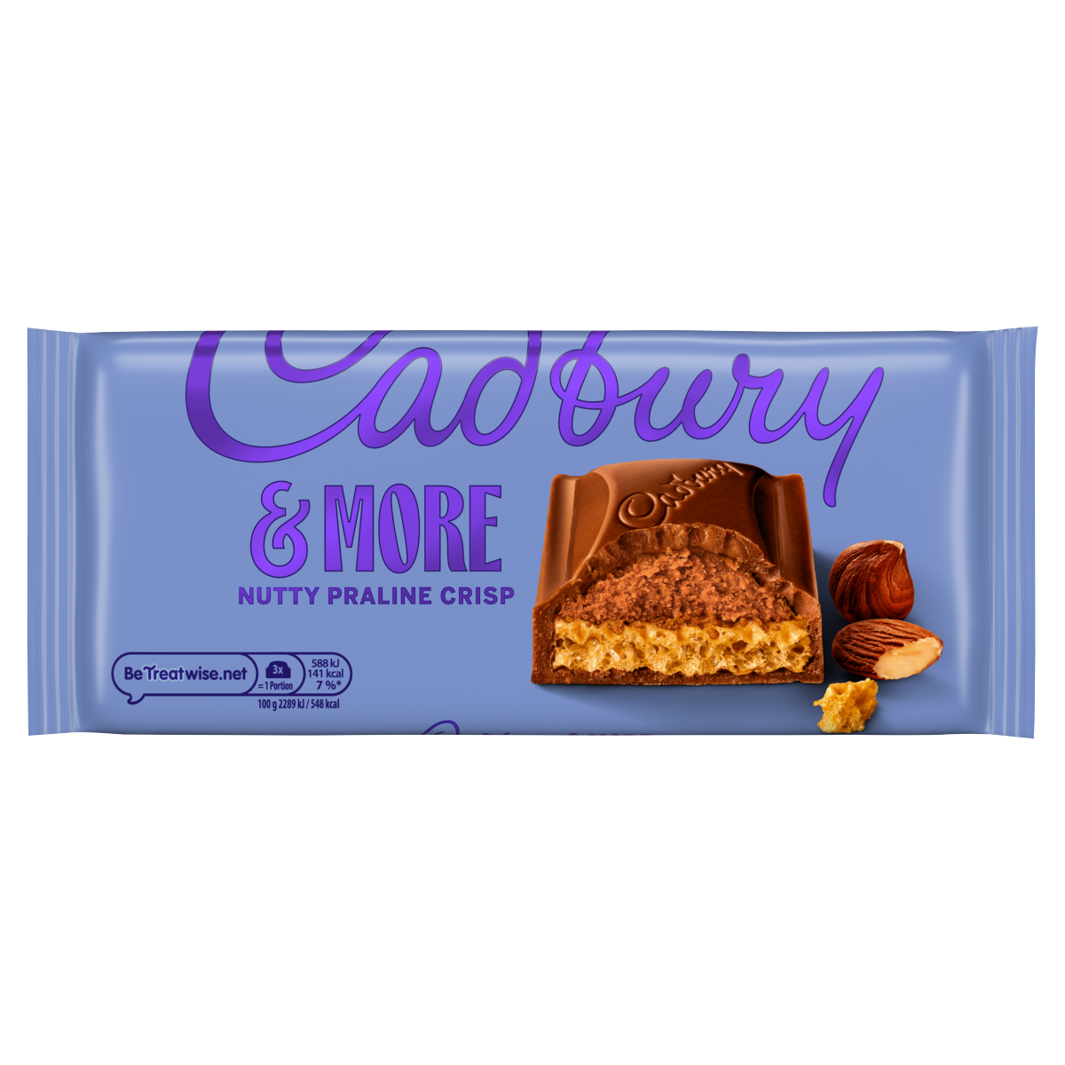 Cadbury & More Nutty Praline Crisp 180g