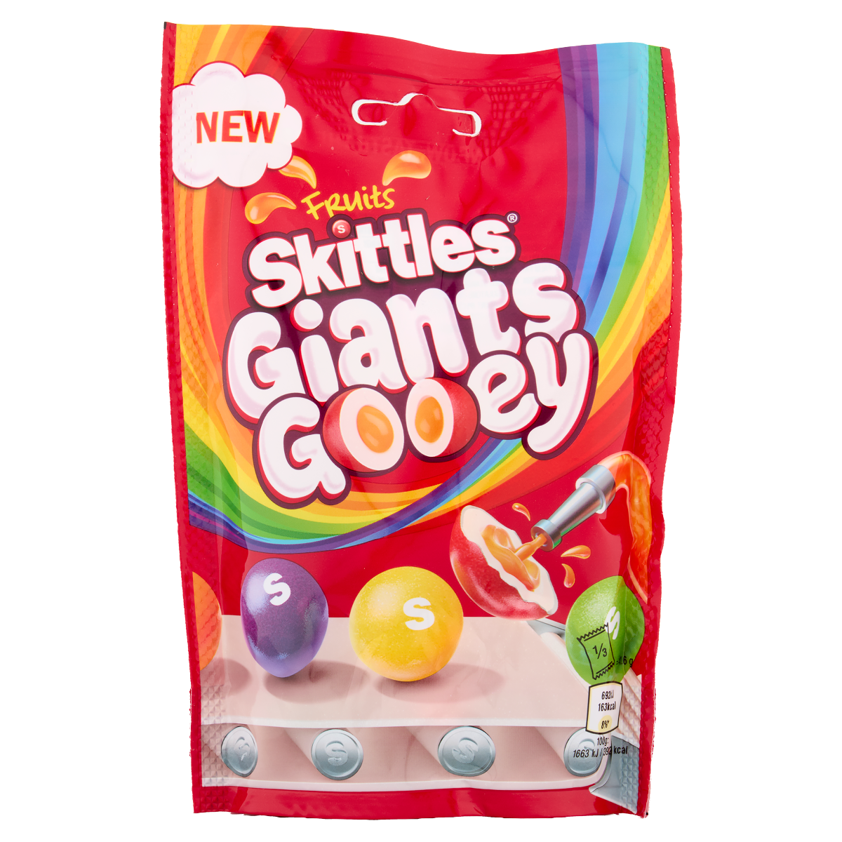 Skittles Fruits Giants Gooey 125g