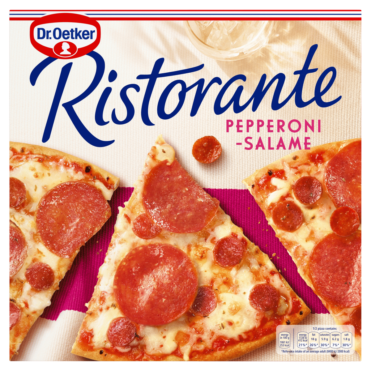 Dr. Oetker Ristorante Pepperoni-Salame Pizza 320g