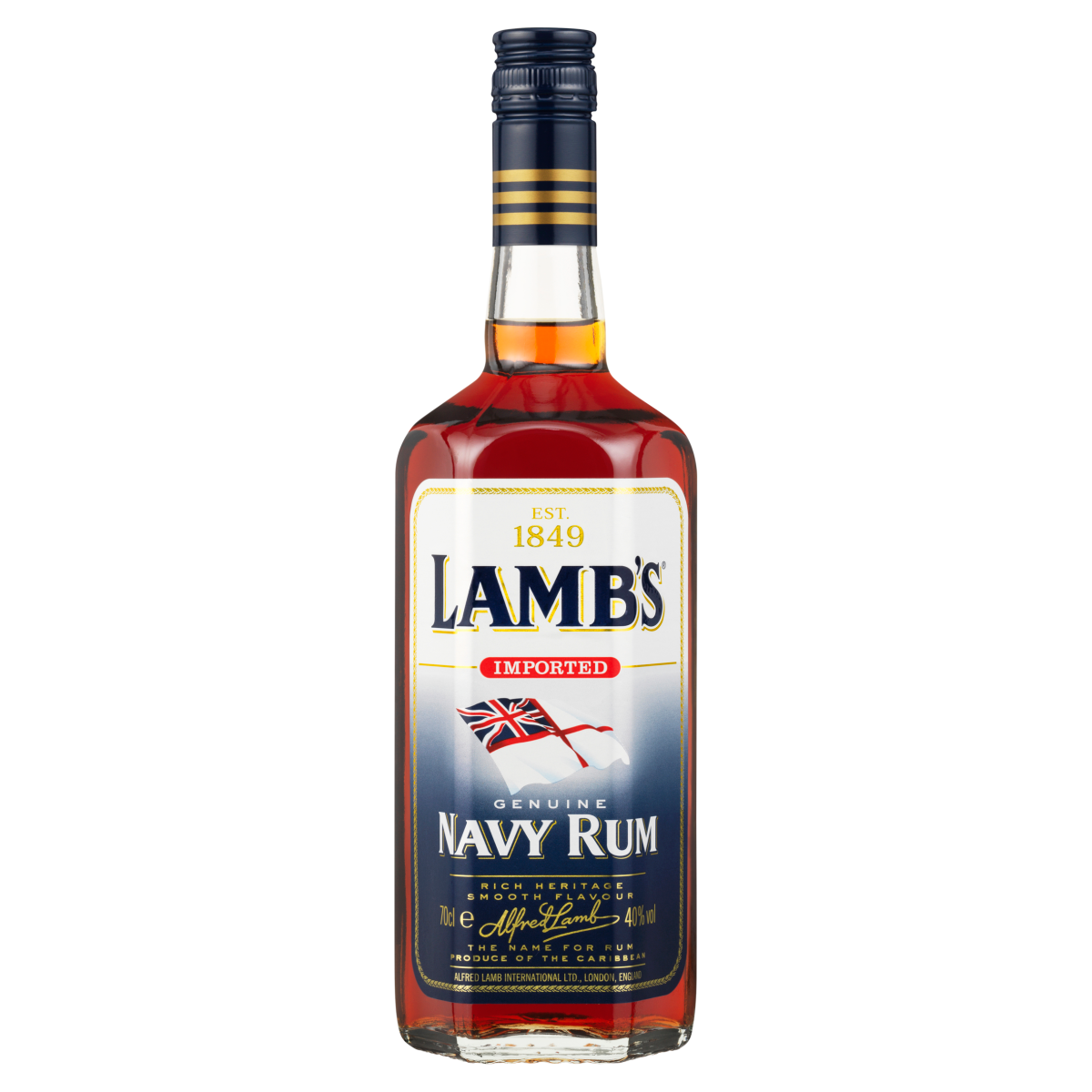 Lamb’s Genuine Navy Dark Rum 70cl